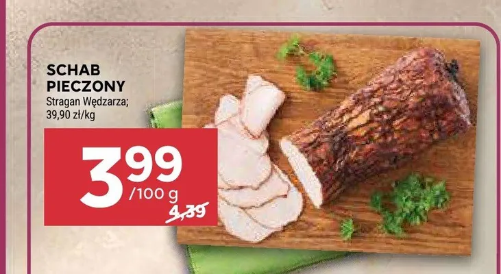 Schab pieczony Stragan Wędzarza promocja w Stokrotka