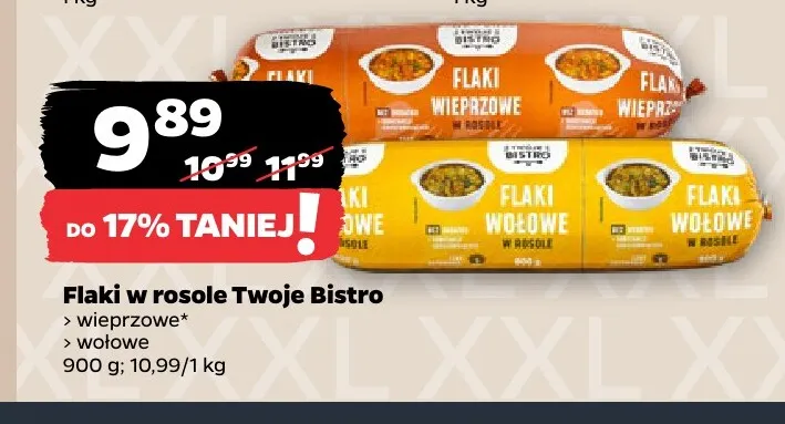 Flaki w rosole wieprzowe Twoje Bistro promocja w Netto