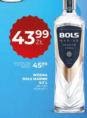Wódka Bols Marine promocja w Duży Ben