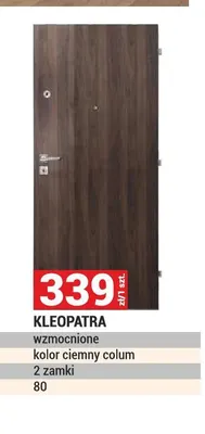 Drzwi wzmocnione Kleopatra 2 zamki promocja w Merkury Market