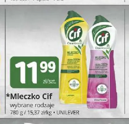 Mleczko Cif Lemon promocja w Marketvita