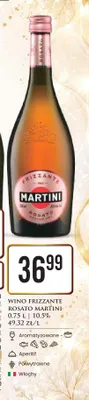 Wino Frizzante Rosato Martini promocja w Dino