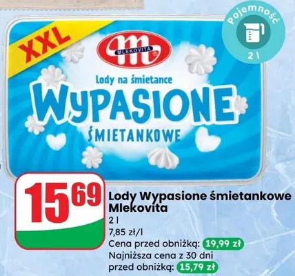 Lody Wypasione śmietankowe  promocja w Dino