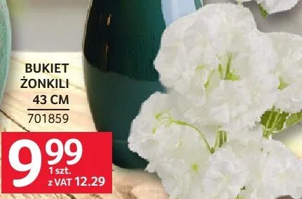 Bukiet żonkili 43 cm promocja w Selgros