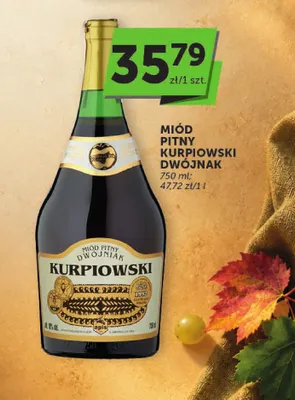 Miód pitny Kurpiowski dwójniak Apis promocja w ABC
