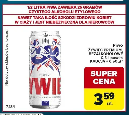 Piwo Żywiec Premium promocja w Globi