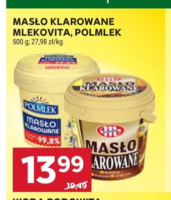 Masło klarowane Mlekovita promocja w Stokrotka