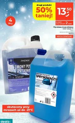 Płyn zimowy do spryskiwaczy Phenix promocja w Dealz