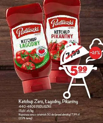 Ketchup Pikantny Pudliszki promocja w Arhelan