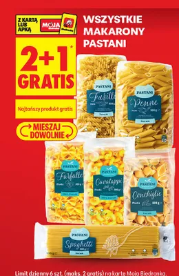 Makarony Pastani promocja w Biedronka