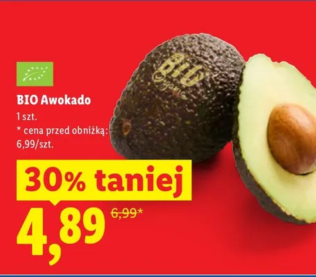 Awokado BIO promocja w Lidl