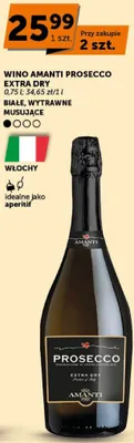 Wino prosecco extra dry białe wytrawne musujące promocja w ABC