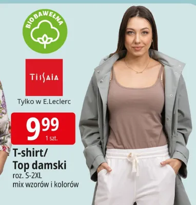 T-shirt/Top damski promocja w Leclerc