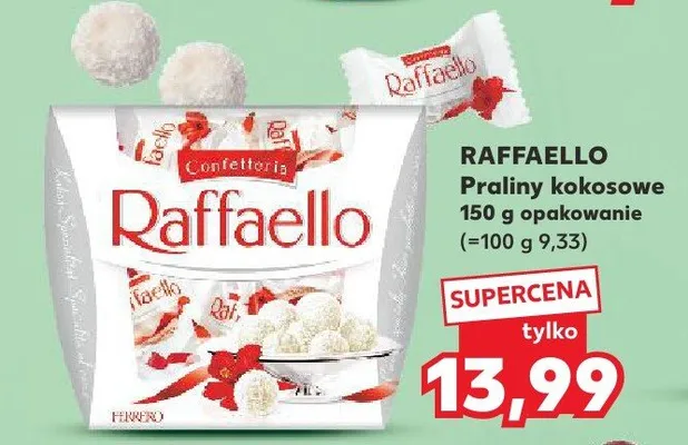 Praliny kokosowe promocja w Kaufland