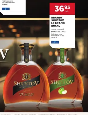Brandy Le Grand Royal Apple promocja w Stokrotka