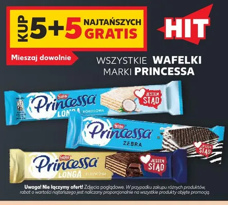 Wafelek Princessa Longa kokosowa promocja w Kaufland