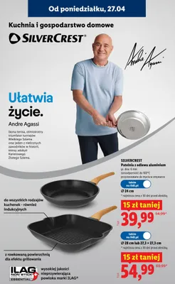 Patelnia z odlewu aluminium Ø 24 cm promocja w Lidl