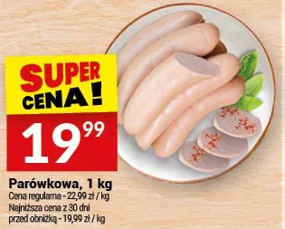Parówkowa, 1 kg promocja w Twój Market
