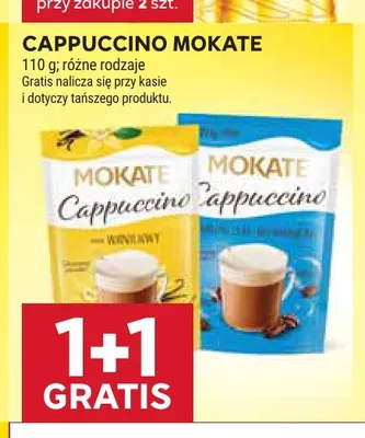 Kawa rozpuszczalna cappuccino Mokate waniliowy promocja w Stokrotka