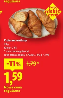 Croissant maślany promocja w Lidl
