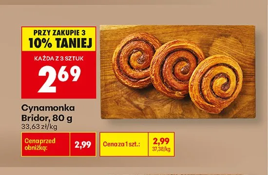 Cynamonka Bridor promocja w Biedronka