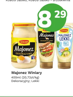 Majonez Winiary Dekoracyjny promocja w Limonka