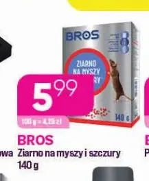 Ziarno na myszy i szczury Bros promocja w Drogerie Koliber