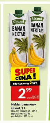 Nektar bananowy Grand promocja w Twój Market