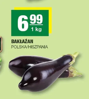 Bakłażan promocja w SPAR