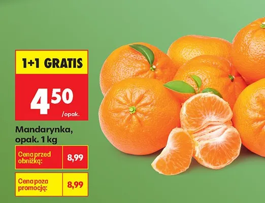 Mandarynka promocja w Biedronka