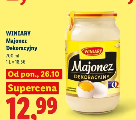 Majonez dekoracyjny Winiary promocja w Lidl
