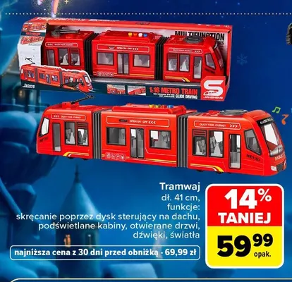Tramwaj promocja w Carrefour