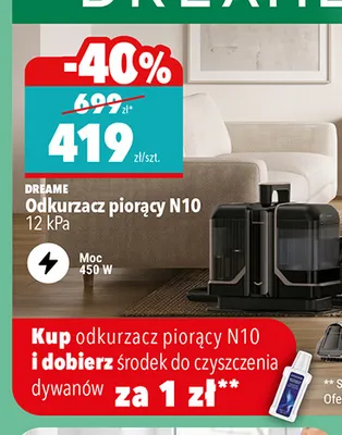 Odkurzacz piorący Dreame N10 promocja w Biedronka
