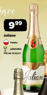 Wino Juliano półsłodkie promocja w Netto