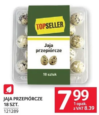 Jaja przepiórcze 18 szt. promocja w Selgros