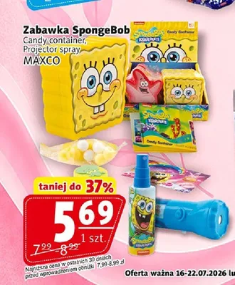 Zabawka SpongeBob Candy container MAXCO promocja w Prim Market