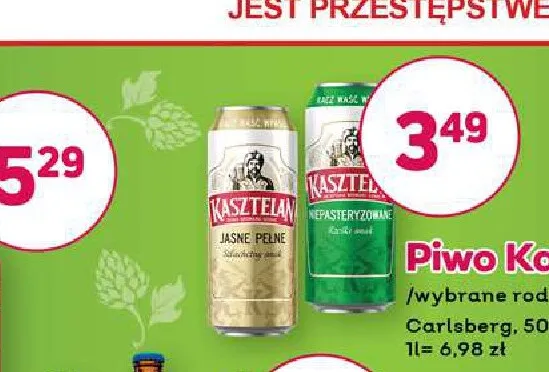 Piwo Kasztelan promocja w Bliski