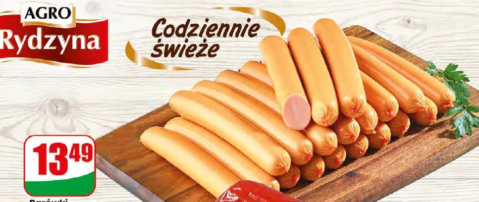 Parówki śniadaniowe Agro Rydzyna promocja
