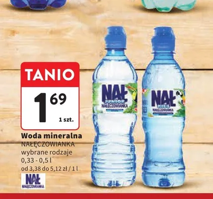 Woda mineralna Nałęczowianka promocja w Intermarche