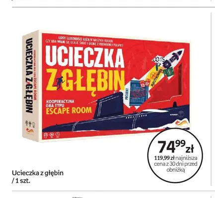 Gra Ucieczka z głębin promocja w Empik