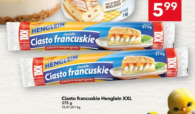 Ciasto francuskie XXL promocja w LEWIATAN