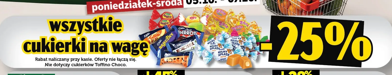 Cukierki na wagę promocja w TOPAZ
