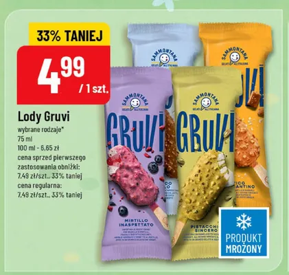 Lody Gruvi Mirtillo Inaspettato promocja w POLOmarket
