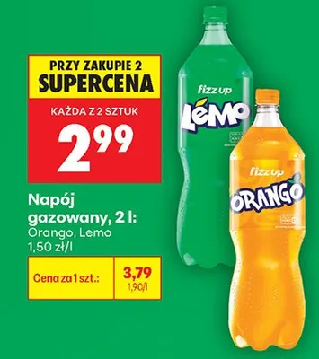 Napój gazowany Fizz Up Orango promocja w Biedronka