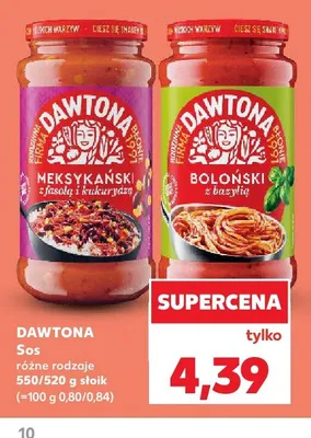 Sos Meksykański z fasolą i kukurydzą Dawtona promocja w Kaufland
