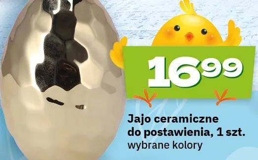 Jajo ceramiczne do postawienia, wybrane kolory promocja w Twój Market