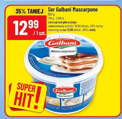 Ser Galbani Mascarpone promocja w POLOmarket