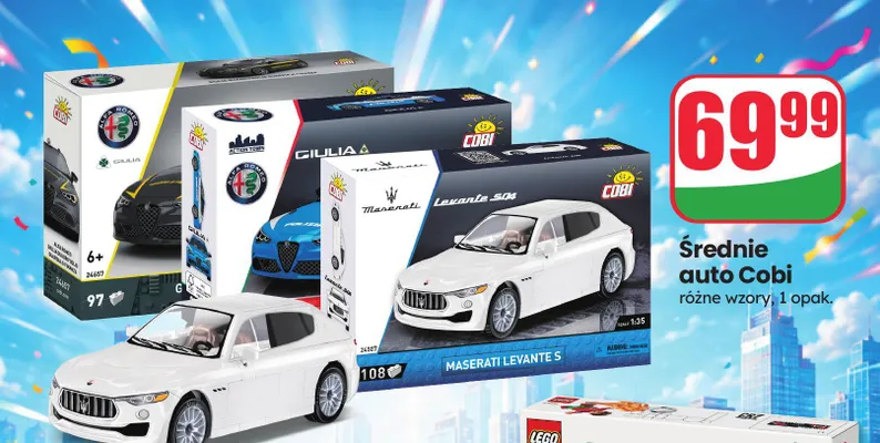 Średnie auto Maserati Levante SQ4 108 elementów promocja w Dino