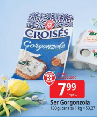 Ser gorgonzola promocja w Leclerc