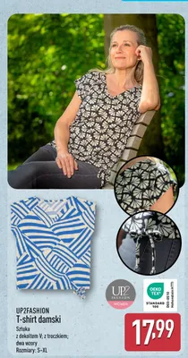T-shirt damski UP2FASHION promocja w Aldi